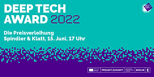 Einladung Preisverleihung Deep Tech Award 2022