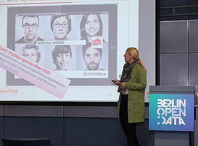 Dr. Ulrike Huemer zum Thema "Die Smart City Wien und ihr Open Data Ökosystem"