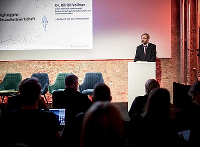 Keynote von Dr. Ullrich Vollmer © Berlin Partner / Fotothek.de